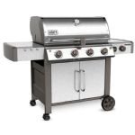 Weber Genesis II LX Natural Gas Grill with 4 Burners - Stainless Steel