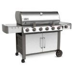 Weber Genesis II LX Natural Gas Grill with 6 Burners - Stainless Steel