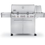 Weber Summit S-670 Gas Grill with 6 Burners and Rotisserie System - 74.1"